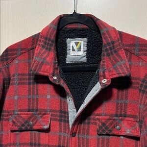 Red Plaid Men's Jacket